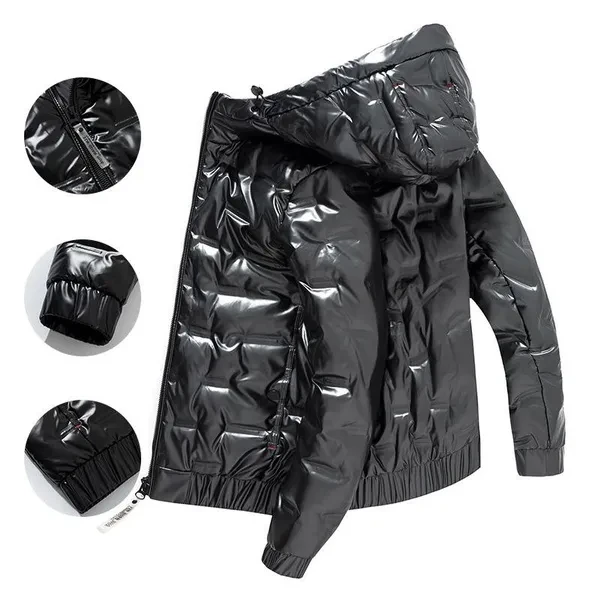 Wholesale Best Quality Promotional Fashion Shiny Winter Coat Men Ultra Light Puffer Down Jacket