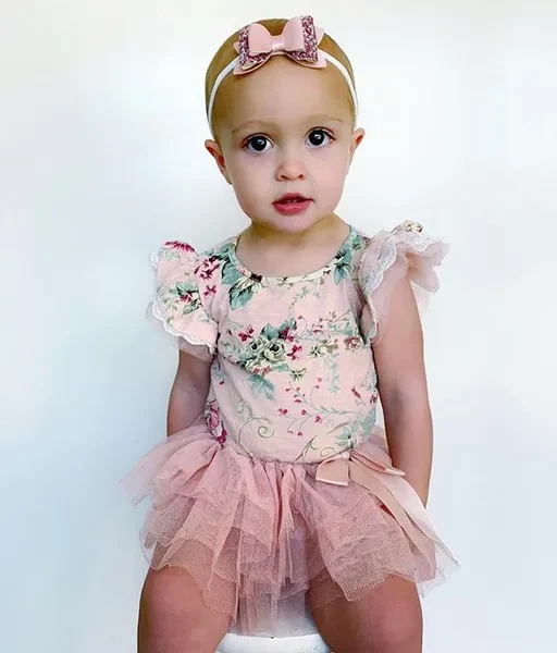 Toddler Kids Summer Clothes Baby Girl Lace Tutu Romper Jumpsuit Infant Girl Floral Bodysuit Sunsuit Outfits