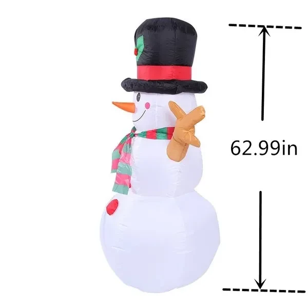 Fashion Home & Garden Inflatable Snowman Christmas Decoration