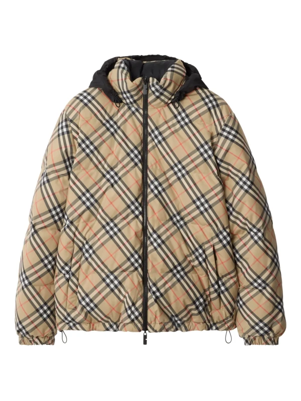 Burberry reversible check puffer jacket