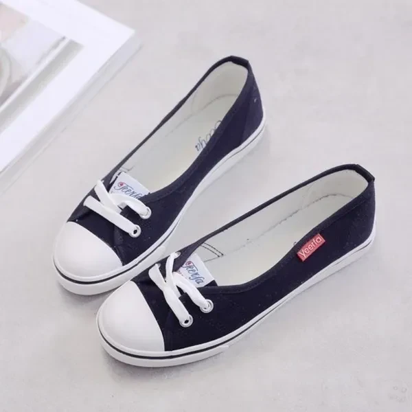 Women Shoes Flats Casual Breathable Women Flats Slip On Fashion Canvas Flats Shoes